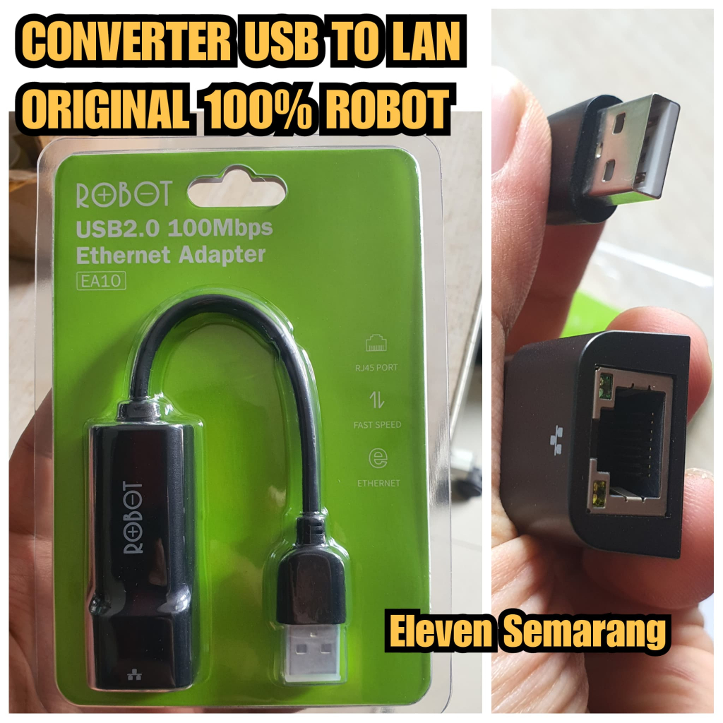 USB to lan ต้นฉบับ 100% Robot Lan เครือข่าย 10/100mbps อะแดปเตอร์ usb to Lan Ethernet usb to อินเตอร
