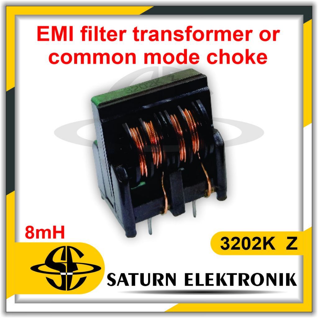 EMI Filter Transformer เพื่อเพิ่มเครือข่ายไฟฟ้าเสียงรบกวน 3202K 8mH 4P