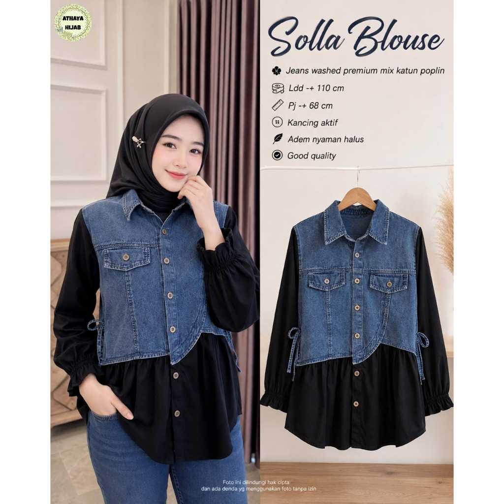 HQ เสื้อผ้าผู้หญิง SOLLA BLOUSE จาก AtHAYA FASHION STORE