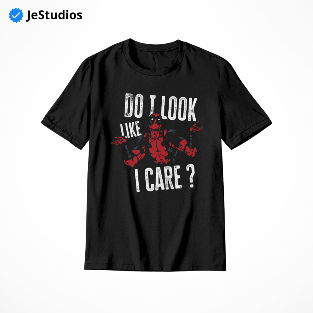 เสื้อยืด Deadpool Do I Look Like I Care