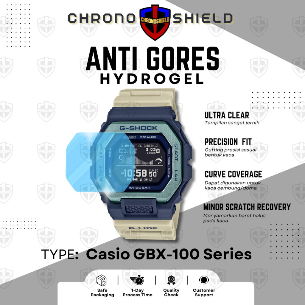 ไฮโดรเจลป้องกันรอยขีดข่วนสําหรับ G-Shock GBX100 GShock GBX 100