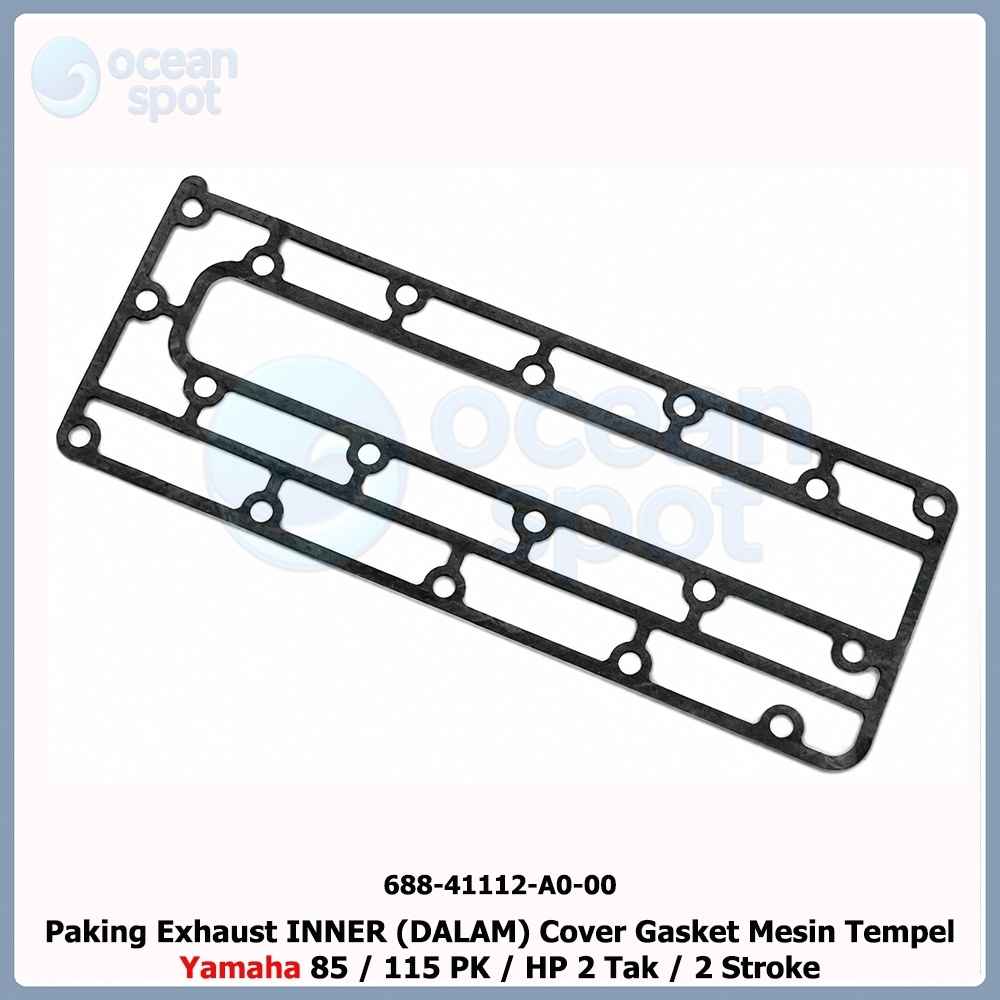 MESIN 688-41112-A0-0-00 ปะเก็นไอเสียภายใน (INNER) Yamaha 85 115 PK HP 2-Stroke 2-Stroke Outboard ฝาค