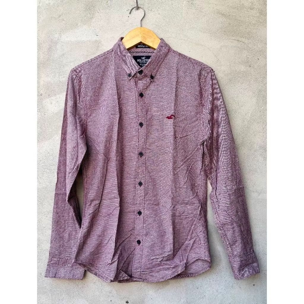 KEMEJA Hollister เสื้อกระดุม California Stretch XS fit S