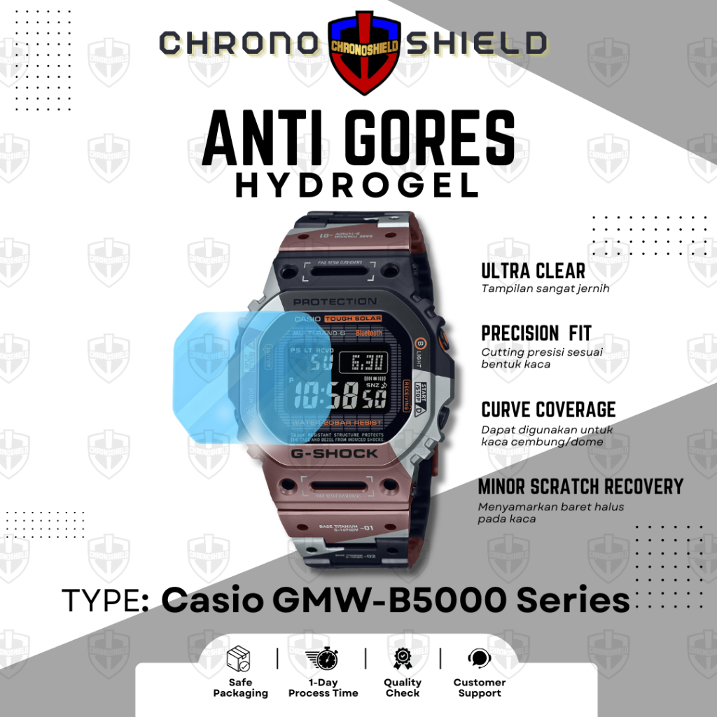 ไฮโดรเจลป้องกันรอยขีดข่วนสําหรับ G-Shock GMW B5000 Gshock GMW-B5000