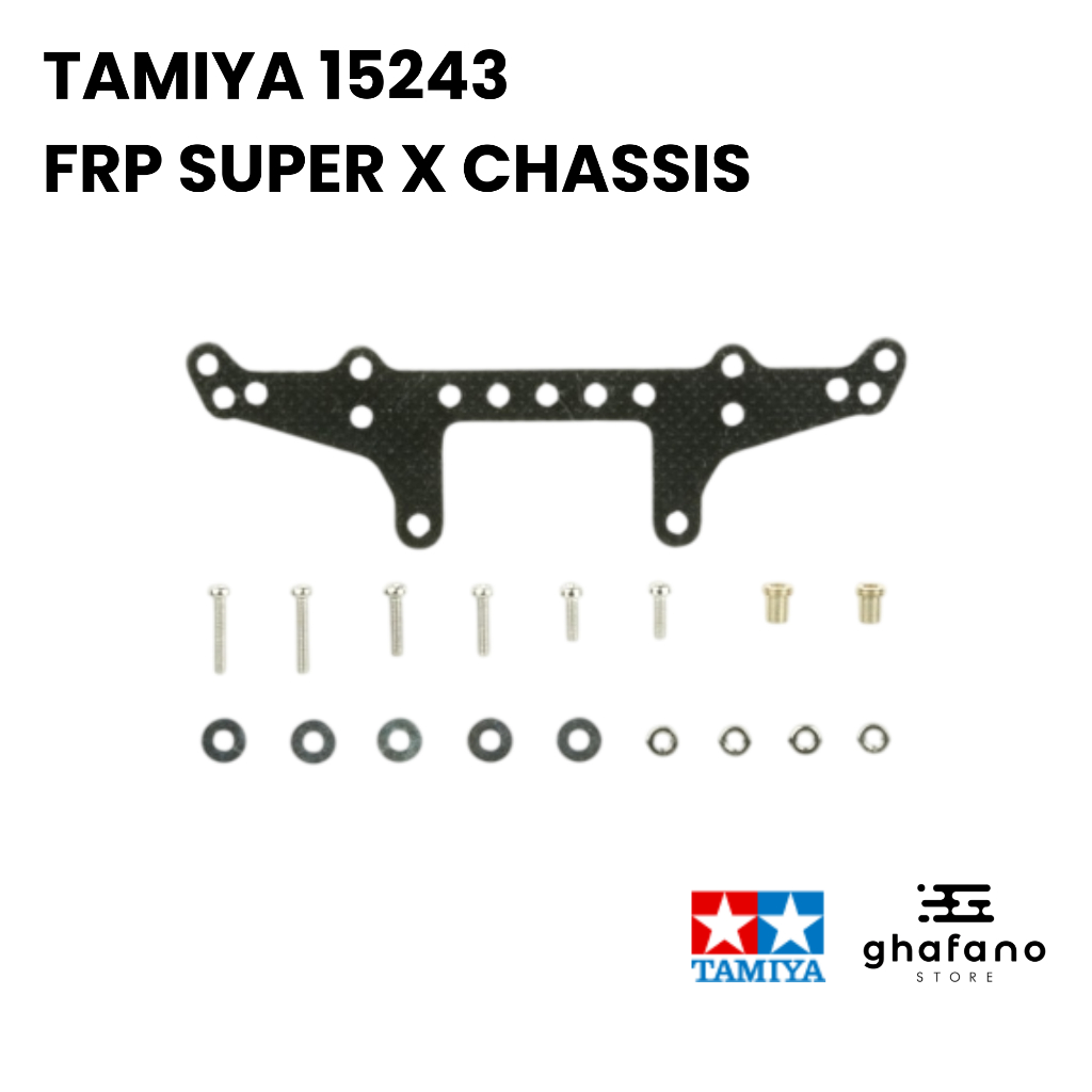 Tamiya 15243 FRP ลูกกลิ้งด้านหลังสําหรับแชสซี Super X