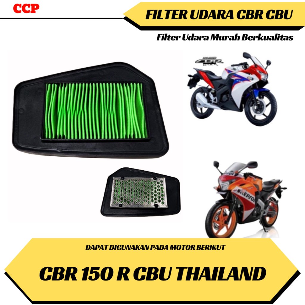 CBR 150R CBU กรองแอร์ไทย Cbr CBU กรองอากาศเก่า