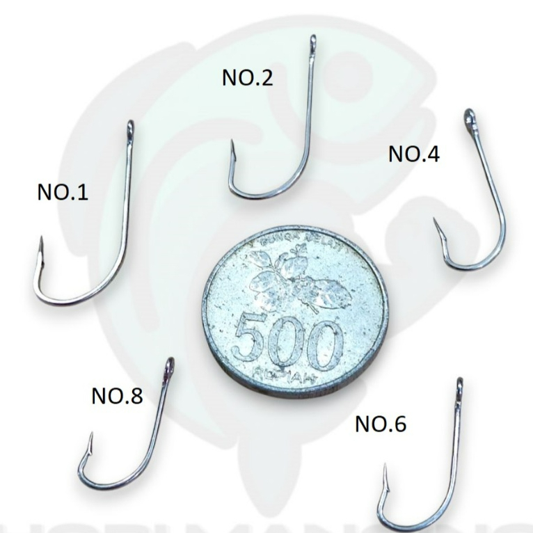 MATA Libra Oshaughnessy SS 1930 Hook / Libra Fishing Hook Sharp แหวนคาร์บอนหนาและแข็งแรง SS1930-2X S