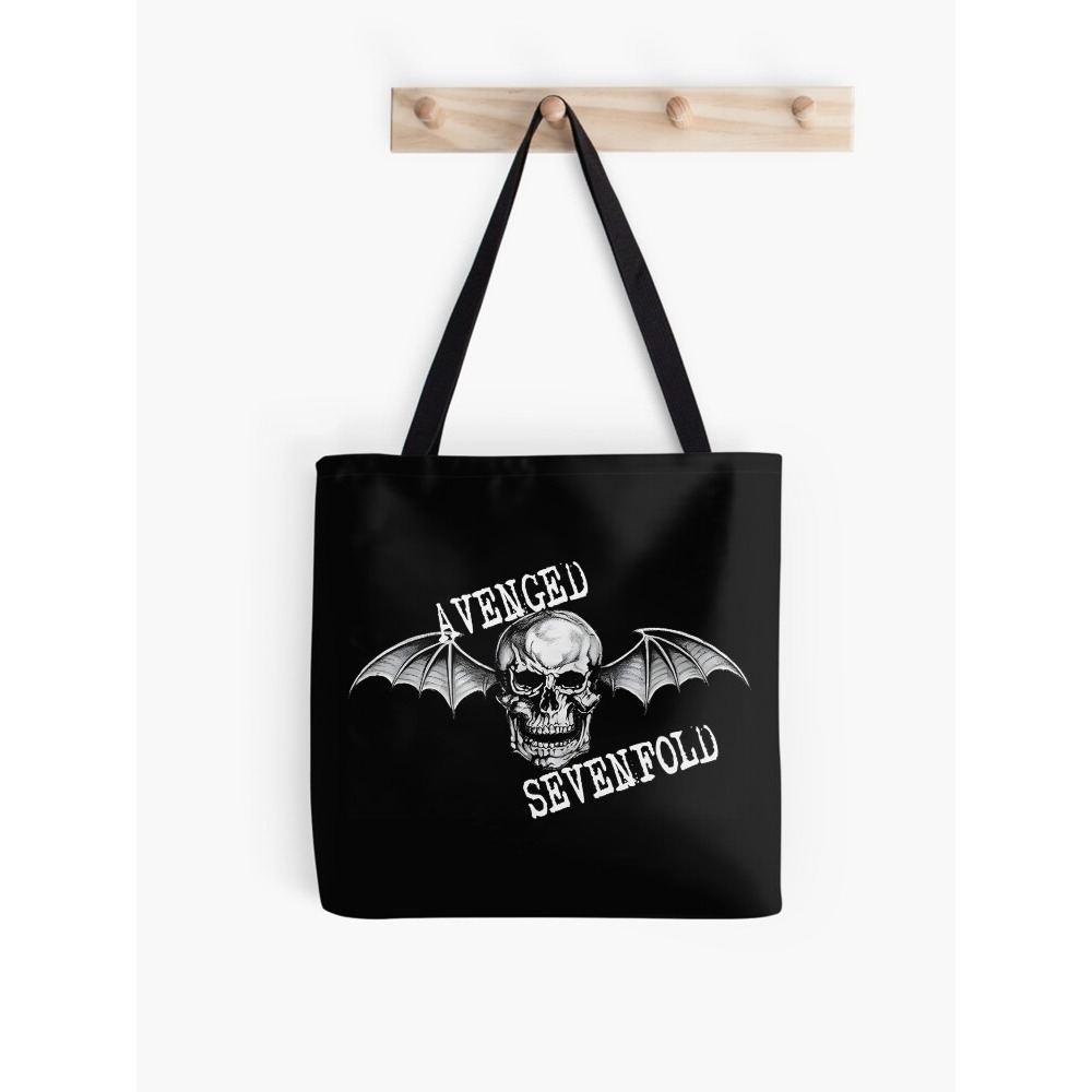 Band A7X Avenged Skull Logo Tote Bag