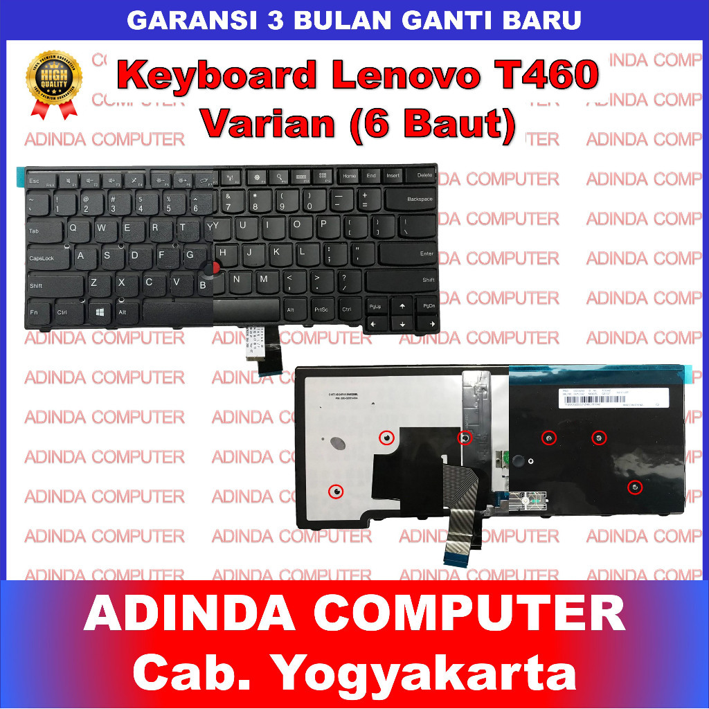 Lenovo Thinkpad T460 T460P T460T คีย์บอร์ดตัวชี้ - ไม่มีตัวชี้ - ตัวชี้แบ็คไลท์