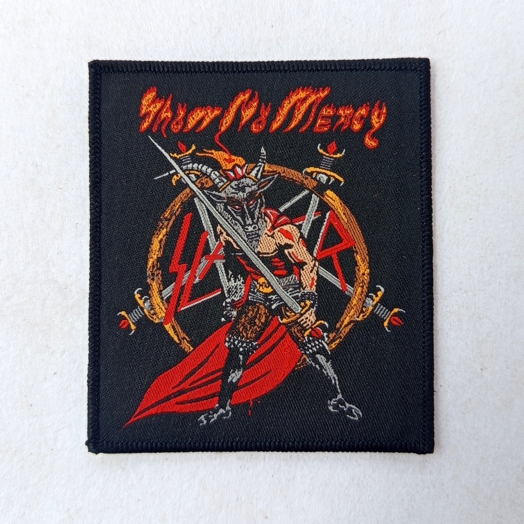 อาร์มทอ Slayer – เครื่องประดับสำหรับเสื้อแจ็คเก็ตและเสื้อกั๊ก – แฟชั่นดนตรี – วงดนตรีแนวแทรชเมทัล
