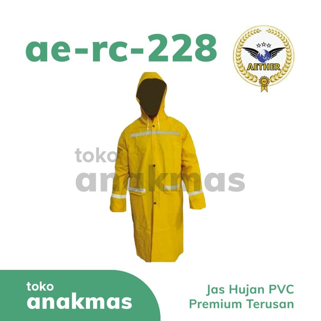 เสื้อกันฝน Aether AE RC 228, ชุดเอี๊ยมโครงการ Aether Scotlight หนาและแข็งแรง