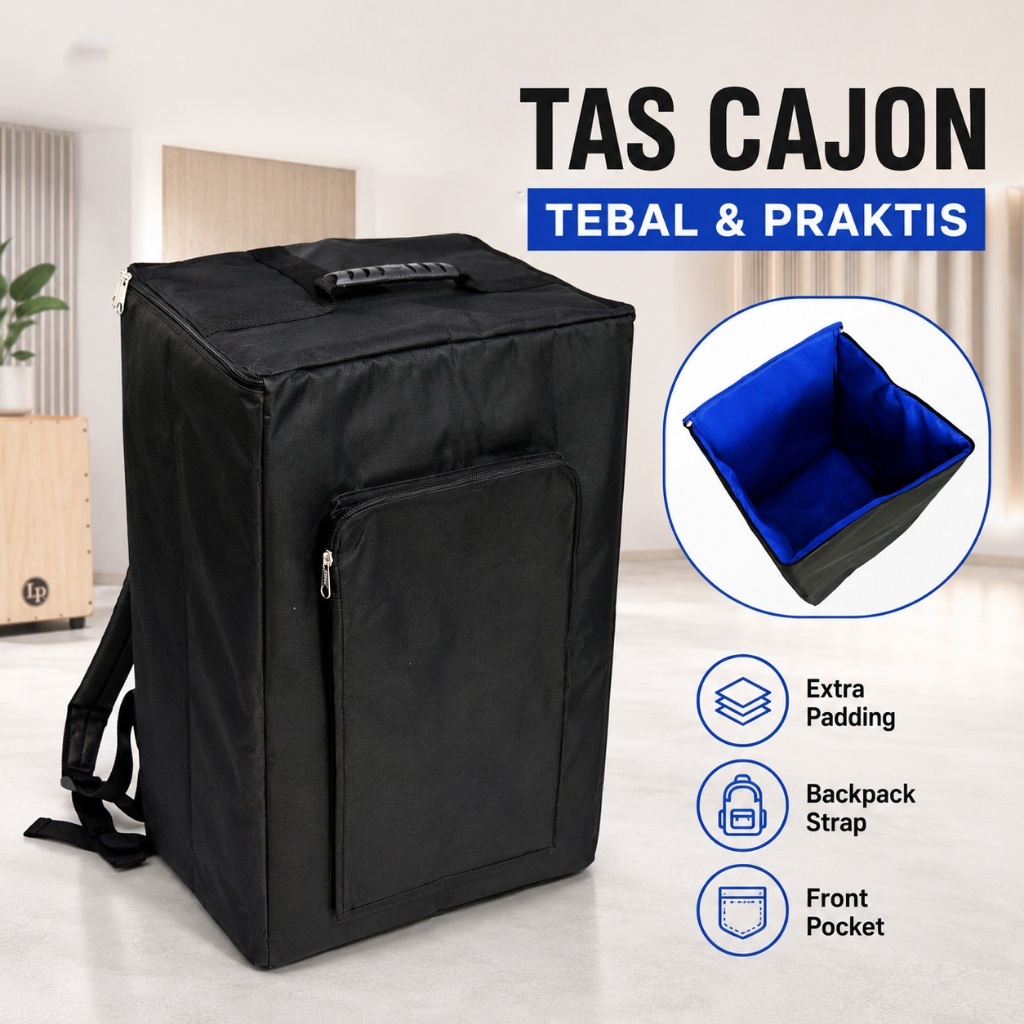 Cajon Semi Hardcase โฟมหนา Cahon Box Gigbag Softcase