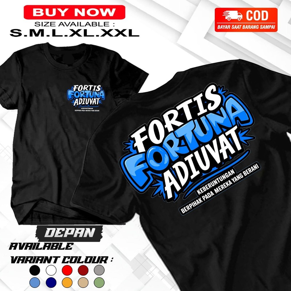 FORTIS FORTUNA เสื้อยืด ADIUVAT