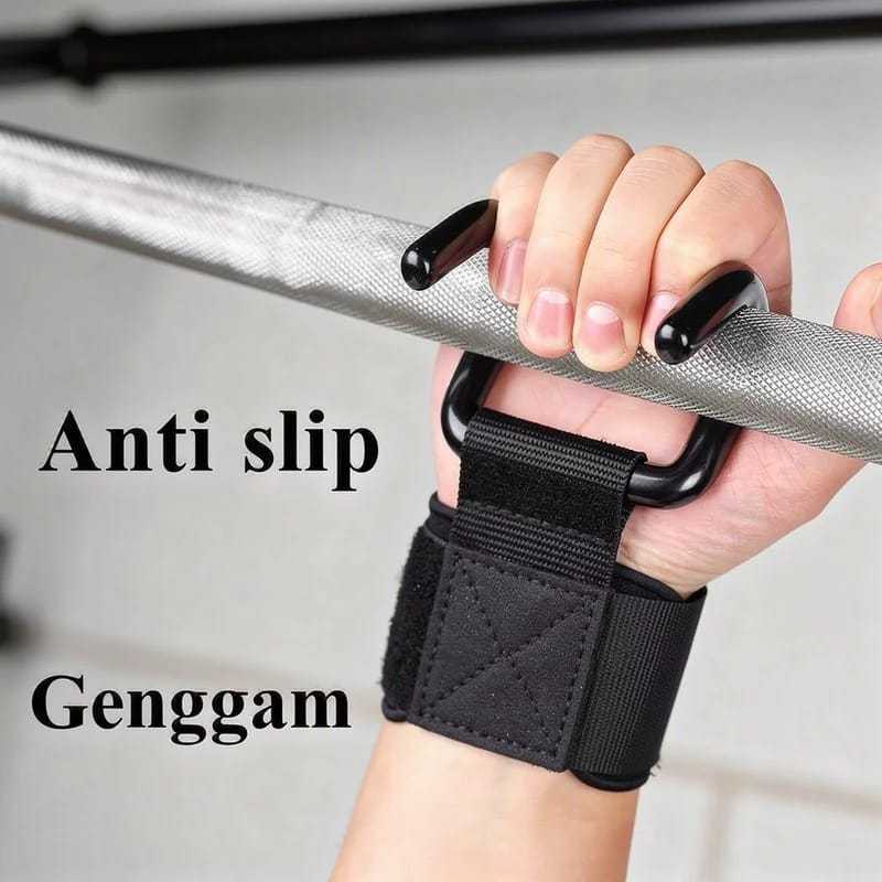 Pull Up Hook Gym Hook Straps Weight Lifting GYM Pull Up Assist Hook ตะขอยกน้ําหนัก