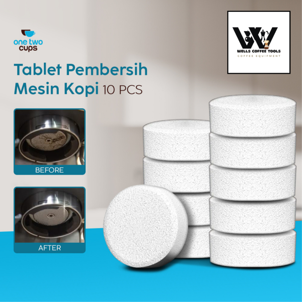 MESIN One Two Cups Coffee Machine Cleaner Tablets 10 ชิ้น - CJ129 - สีขาว