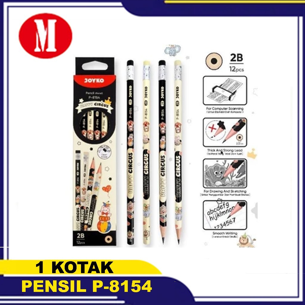 (BOX) JOYKO Pencil P-8154 2B