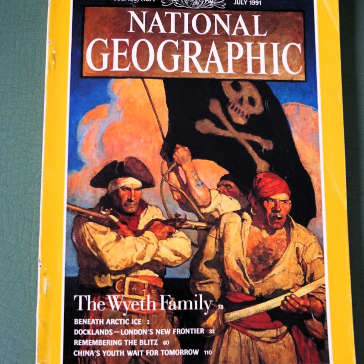 National Geographic The Wyeth Family Magazine ก่อนใช้ 1991 Natgeo