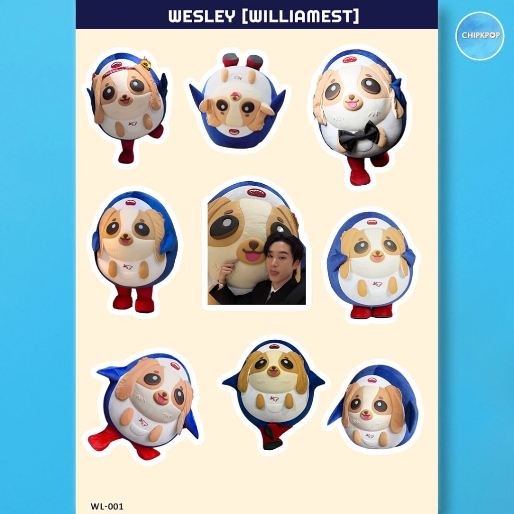 WESLEY [WILIAMEST] สติ๊กเกอร์ WESLEY ASCOTT THAILAND I BL THAILAND I WESLEY | GMMTV THAILAND I THAIL