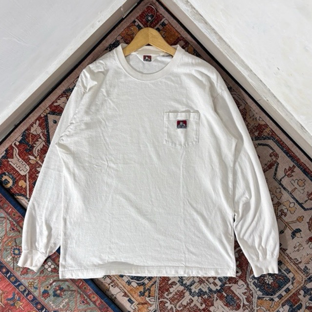 เสื้อยืด BEN DAVIS WHITE LONGSLEEVE