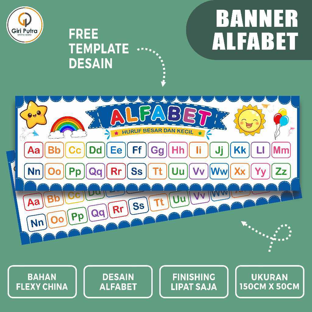 ALPHABET BANNER / ALPHABET EDUCATIONAL BANNER