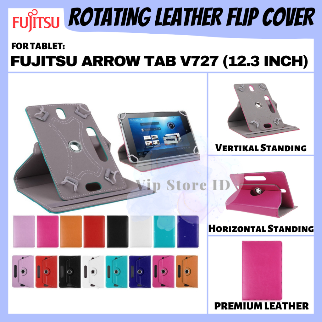 FUJITSU ARROW TAB V727 12.3 นิ้ว FLIP BOOK COVER CASE CASING FLIPCASE CASE