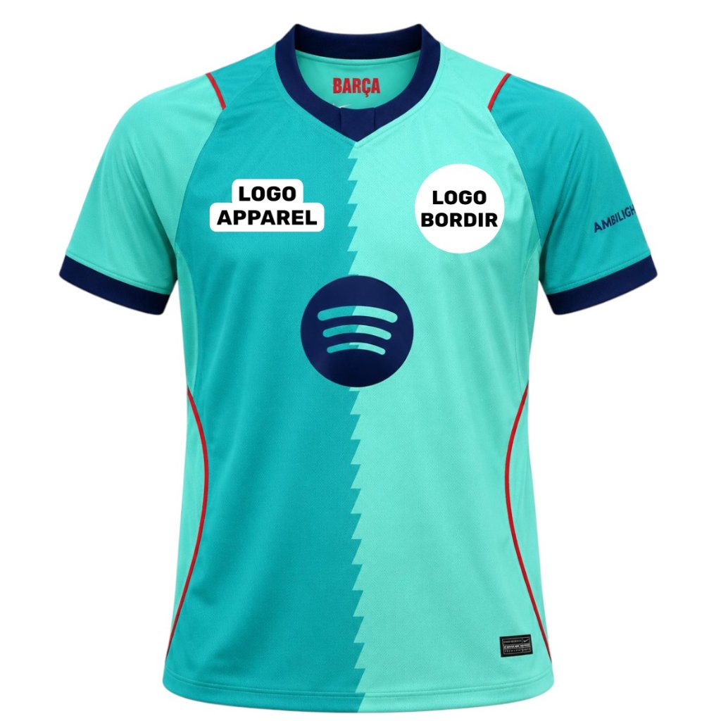 NEW JERSEY / FOOTBALL SHIRT BARCC44 3RD 26/27 GO
