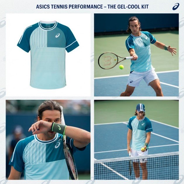 Asics Tennis Jersey Asics T Shirt Junior Argent Asics Tennis Clothing