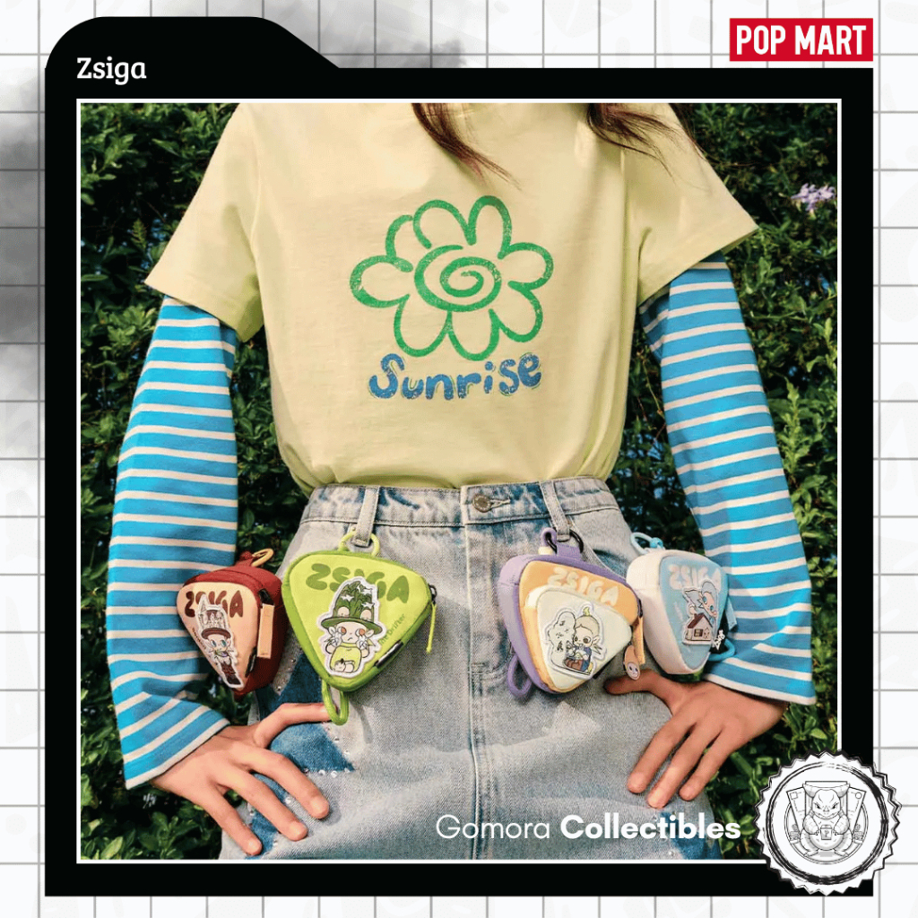 [SECTED] Pop Mart Zsiga Borderline Drifter Series - กระเป๋าสามเหลี่ยม