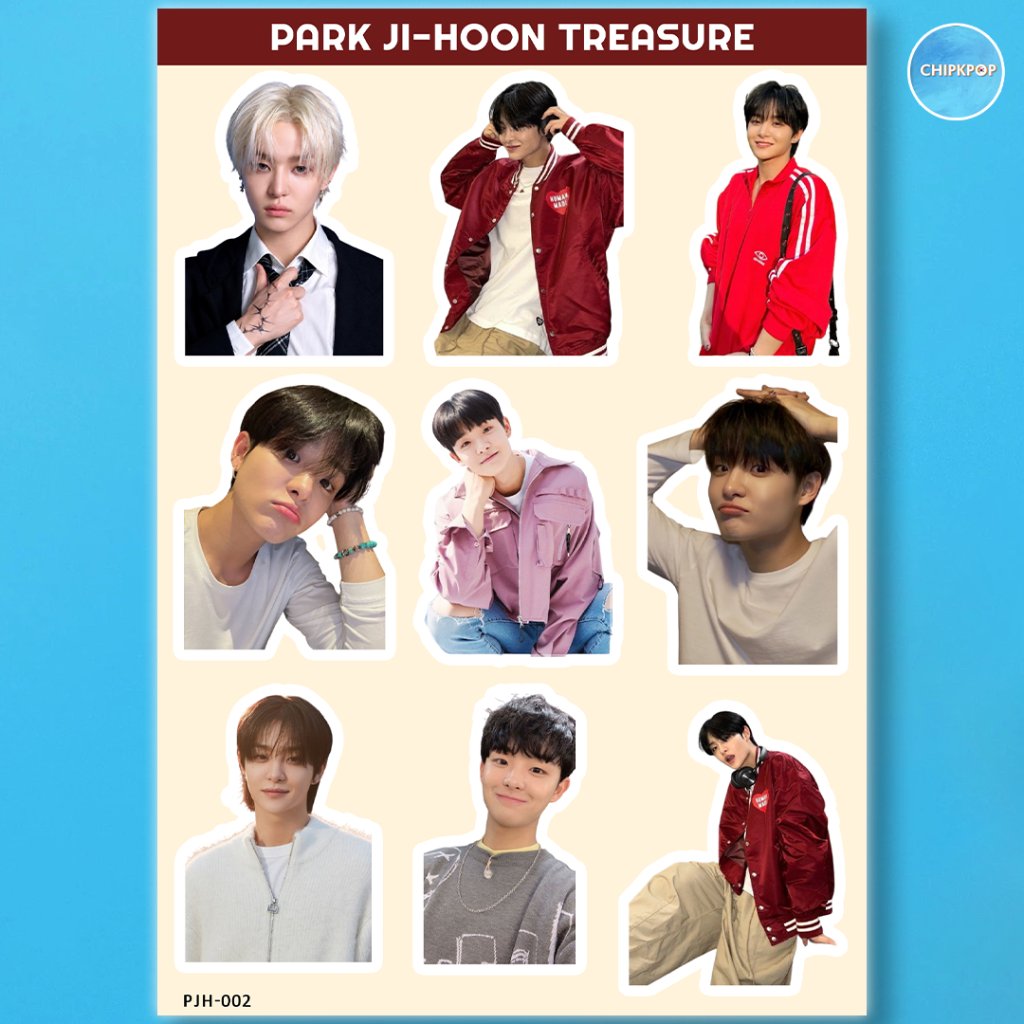 สติ๊กเกอร์ KPOP JIHOON TREASURE I STICKER TREASURE I STICKER KPOP TREASURE I STICKER HARUTO ASAHI JI