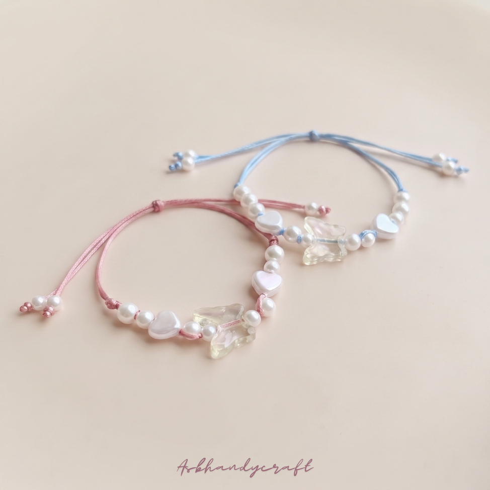 [TG047] 1 ชิ้น - สร้อยข้อมือ Mote เชือกหยก 1 มม. พรีเมี่ยม