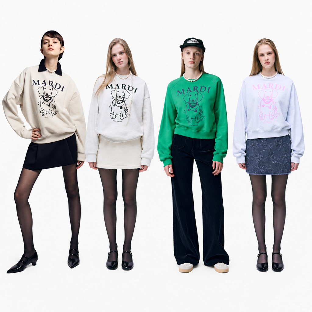 เสื้อสเวตเตอร์ คอกลม Mardi Mercredi Ddanji