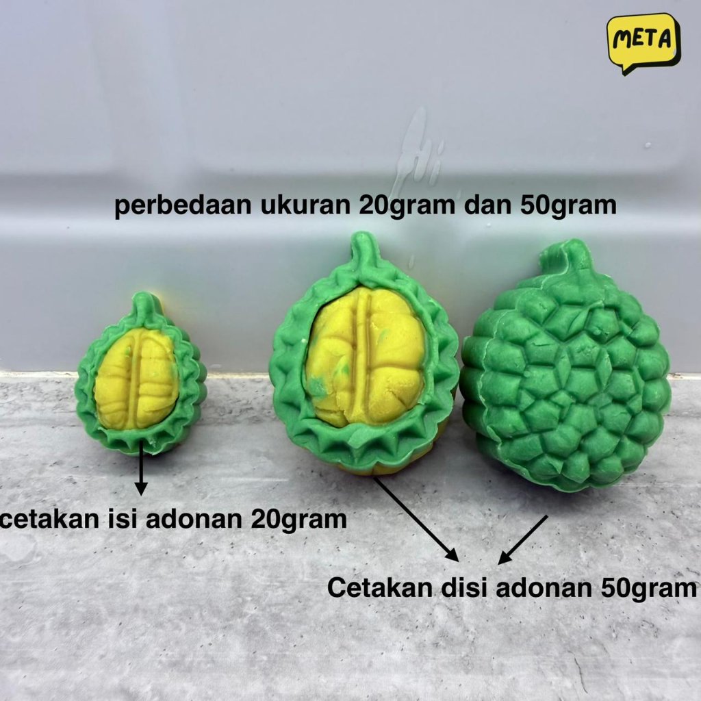 CTP-35 50GRAM DURIAN MOLD / 20GRAM DURIAN MOLD / NASTAR MOLD / DURIAN MOTIF MOLD / เค้กแห้ง MOLD / D