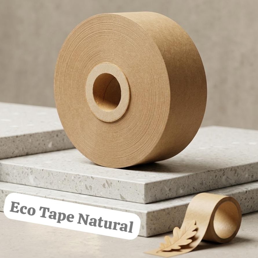 2" นิ้ว x 100M Gummed Paper Craft Tape I Eco Tape Natural