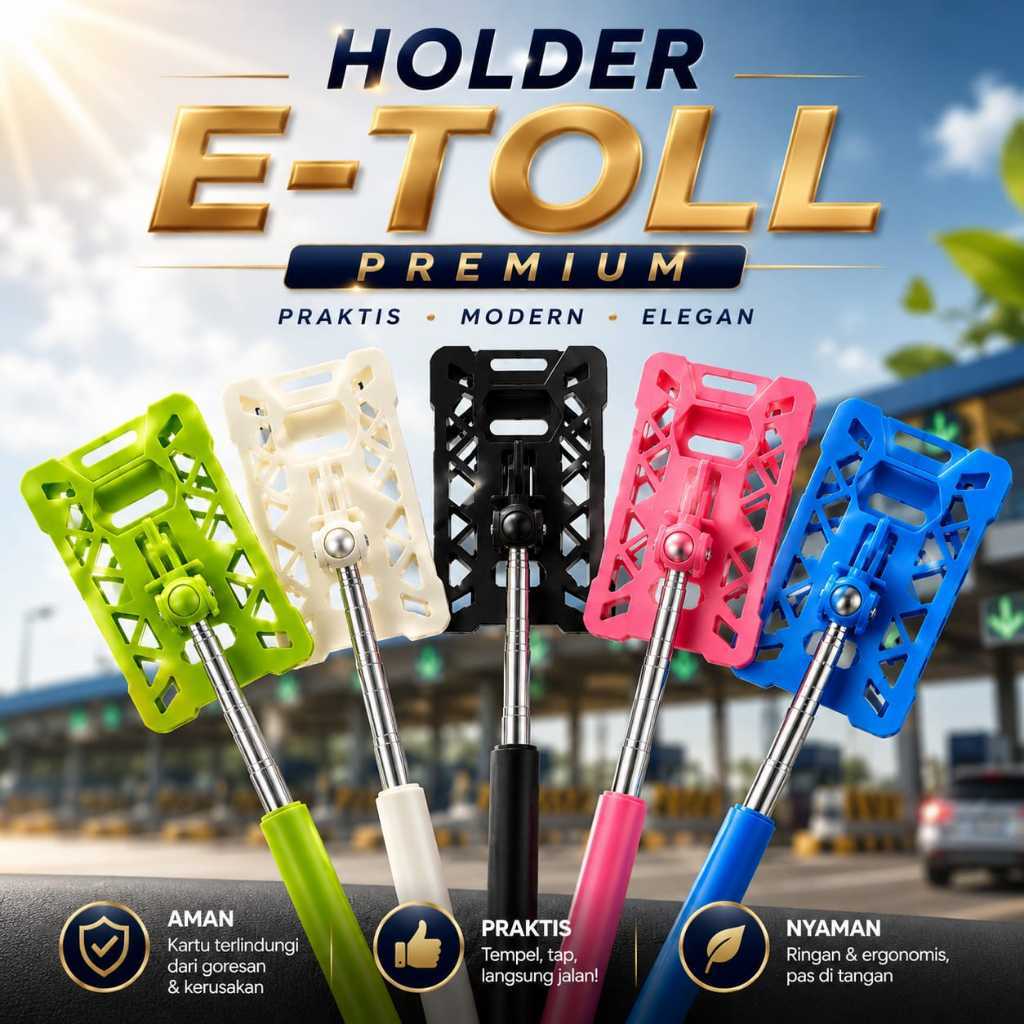 E-toll Stick Telescopic Stick Toll Stick แหนบ