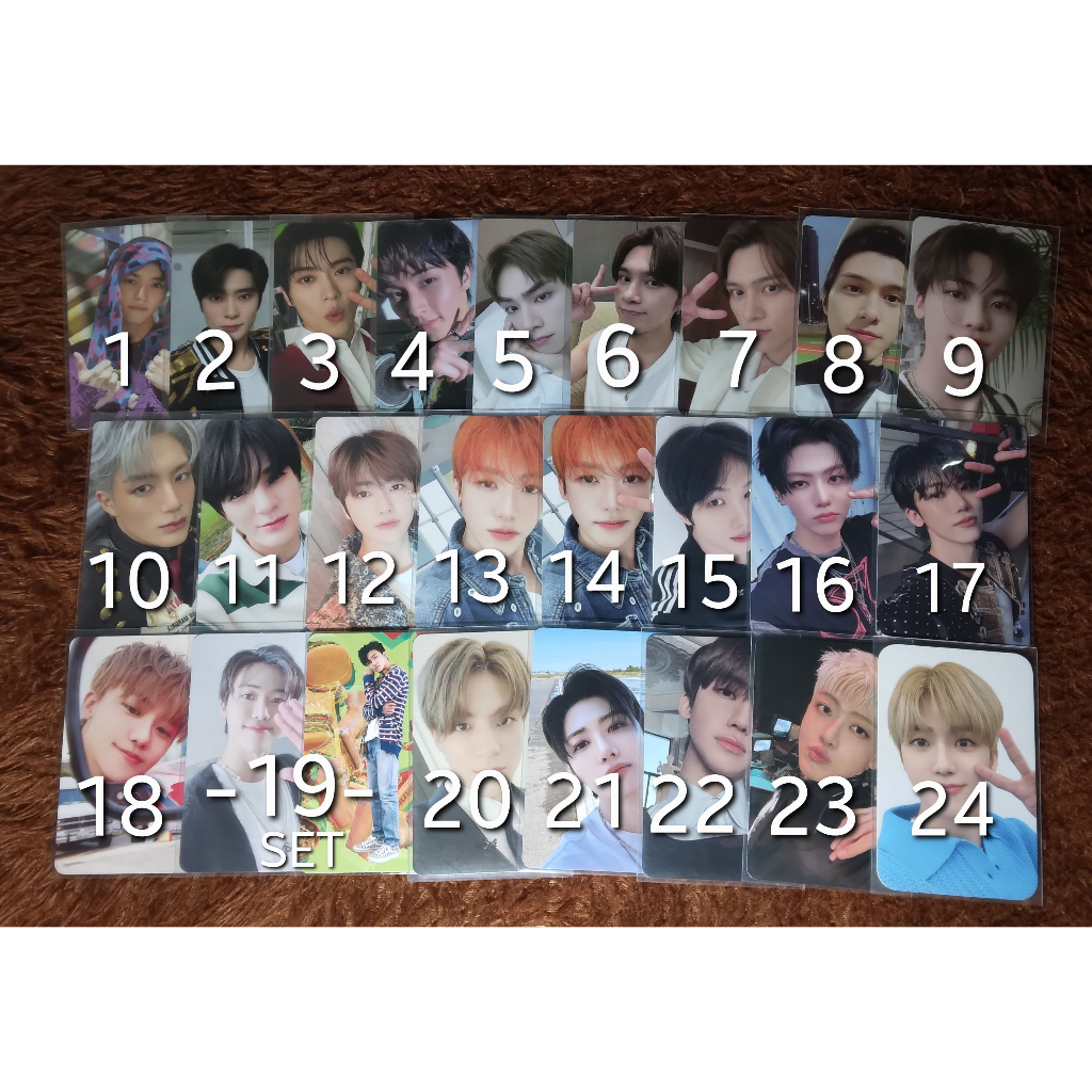 Photocard Official NCT Taeyong Jaehyun Mark Xiaojun Hendery Jeno Jaemin Jisung