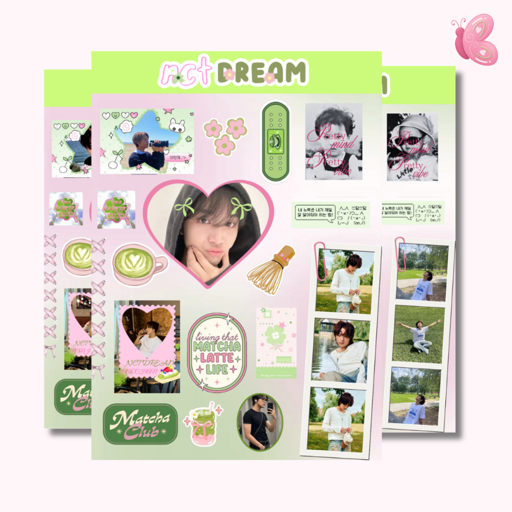 BC STICKER KPOP NCT DREAM STRAWBERRY MACHA