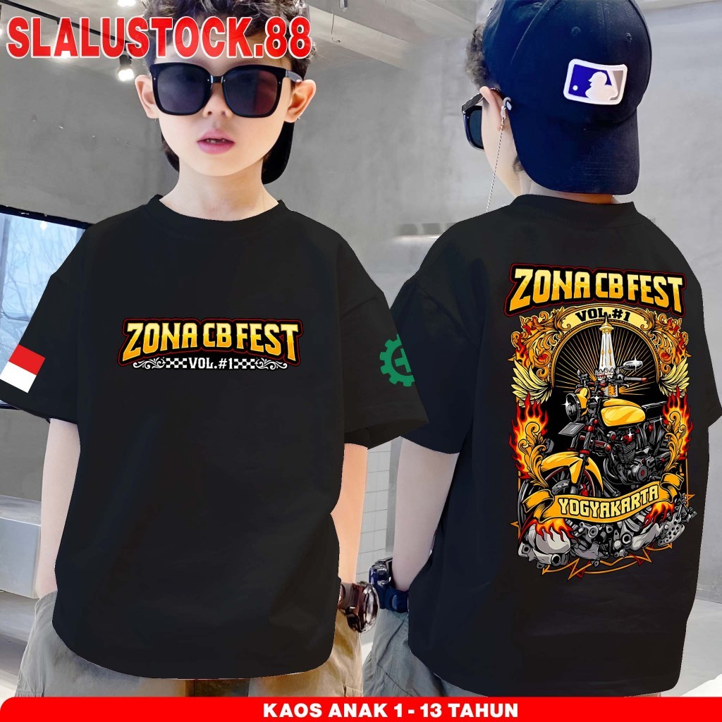 ZONA CB FEST Rx King เสื้อยืดเด็กชาย วัสดุสุดเท่