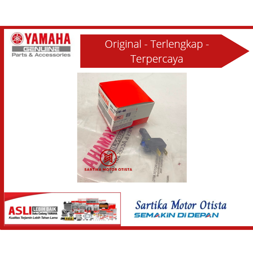 B6H-H2530-00 / 109-07-02-A / STOP SWITCH ASSY, ซ้ายด้านหลังสวิตช์เบรค XMAX ใหม่, ใหม่ทั้งหมด NMAX B6
