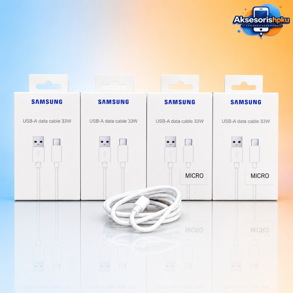 SAMSUNG KC5 33W TURBO SUPERVOOC สายชาร์จเร็ว USB เป็น MICRO / TYPE-C 100CM