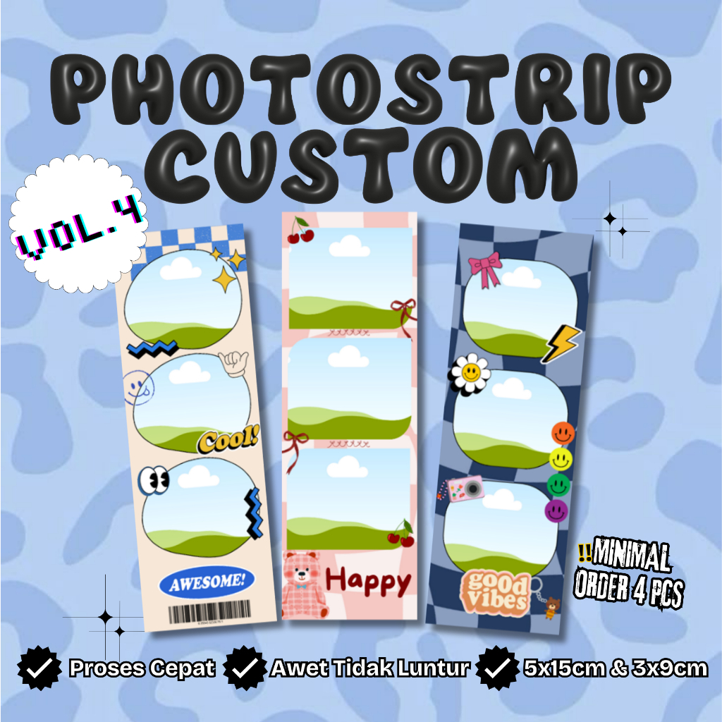 [VOL.4] PHOTOSTRIP 5x15 และ MINI PHOTOSTRIP 3x9 CUSTOM FAST PHOTO PRINTING TRUST STUDIOO