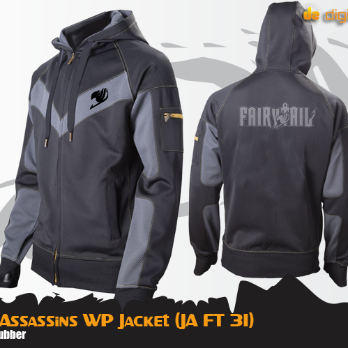 Fairy Assassin เสื้อแจ็คเก็ตมีฮู้ดอนิเมะกันน้ํา JA FT 31