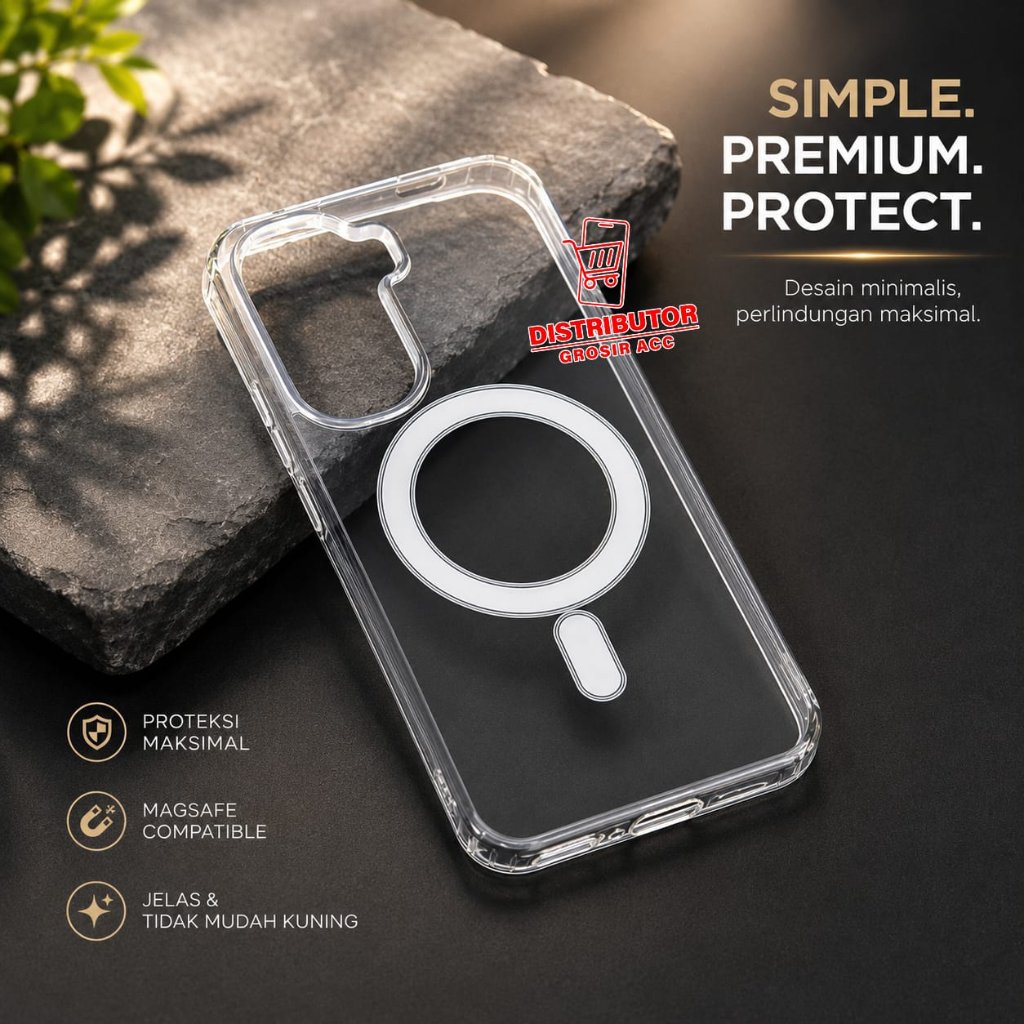 เคสใส VIVO MAGSAFE MAG MAG MAGNETIC CASE VIVO Y500 CM-01