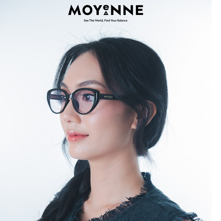 SHERO by Moyenne Glasses - แว่นตาป้องกันรังสี Bluechromic สําหรับผู้หญิงที่มีความยืดหยุ่นเป็นพิเศษ
