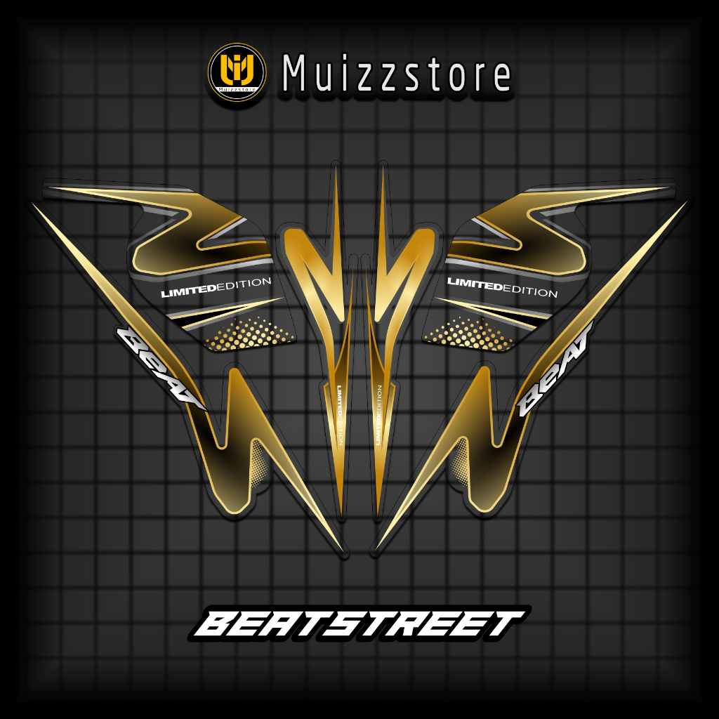 BEAT STREET TRANSPARENT STICKER / BEAT STREET VARIATION STICKER / MUIZZSTORES 5