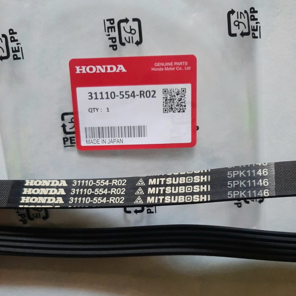 สายพานพัดลม สายพาน V Honda Jazz GK5 HRV 1.5 City GM6 1500cc 5PK1146