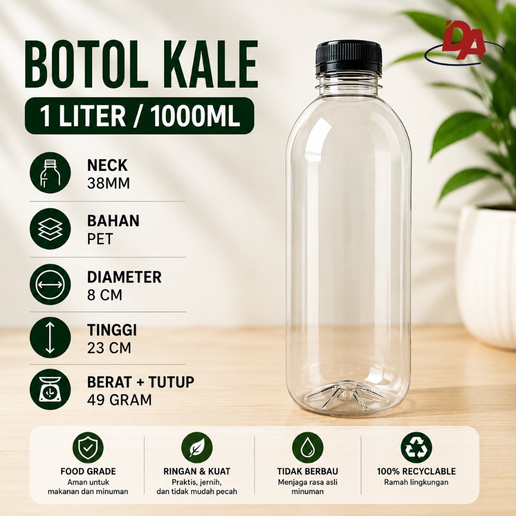 1 ลิตร 1000ML THICK KALE BOTTLE