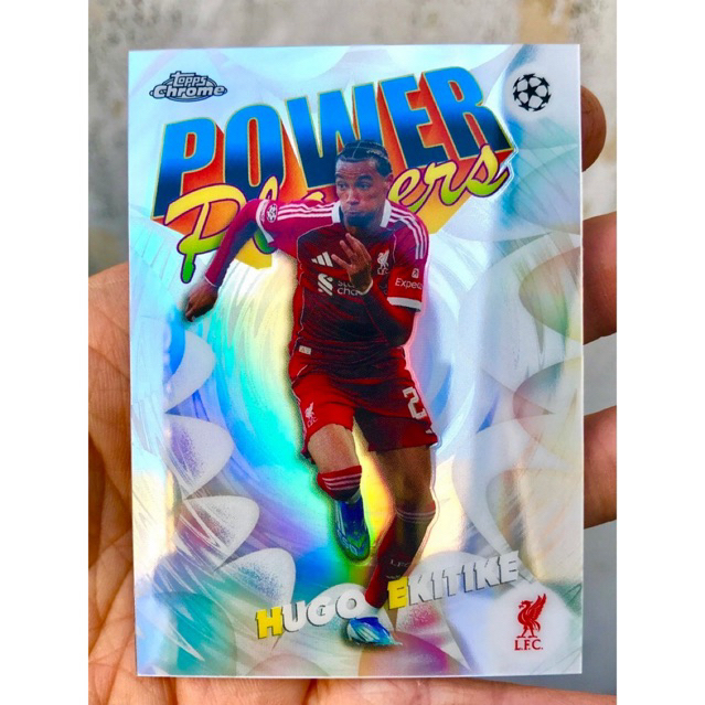 TOPPS CHROME POWER PLAYERS HUGO EKITIKE SOCCER CARD
