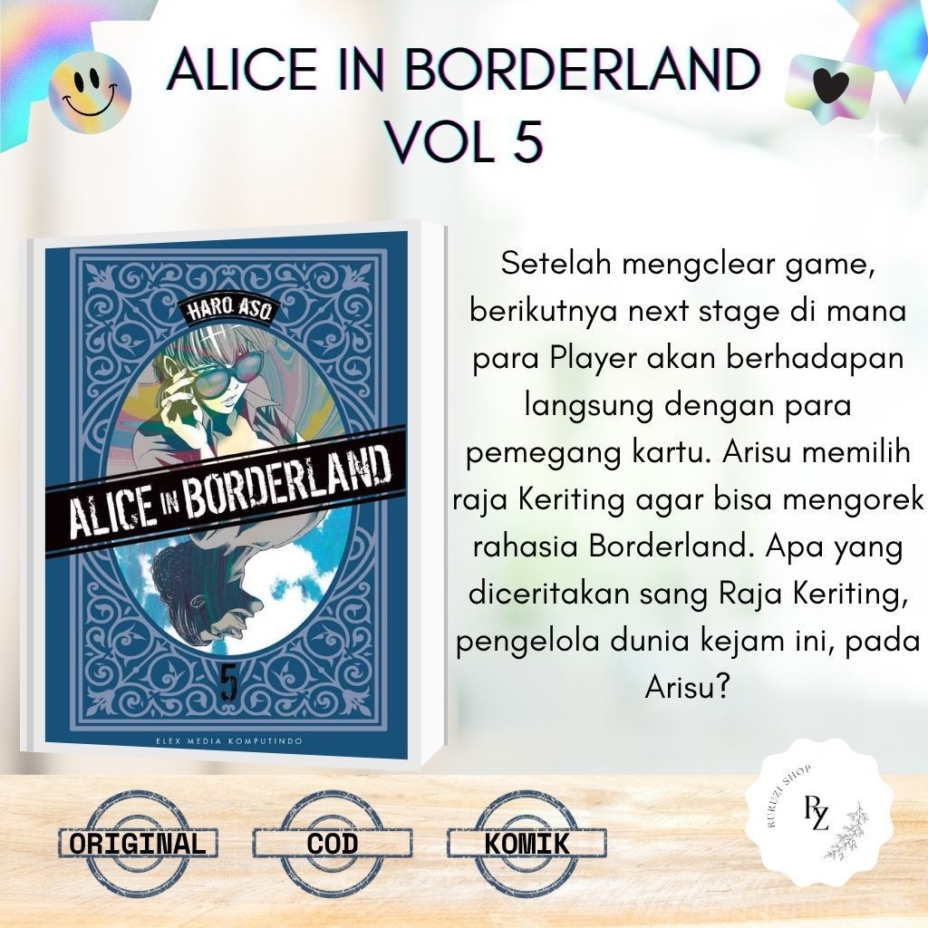 Alice In Borderland Comic Series Vol 5 By Haro Aso