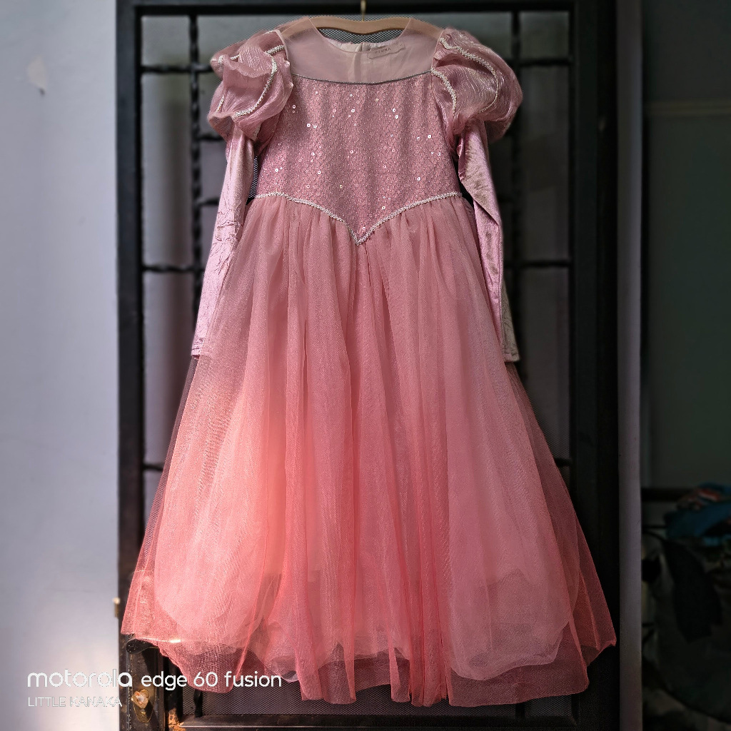 FIONA ชุดจาก Shrek Dress Character Princess Age 5-6 Years Fashion Accessories