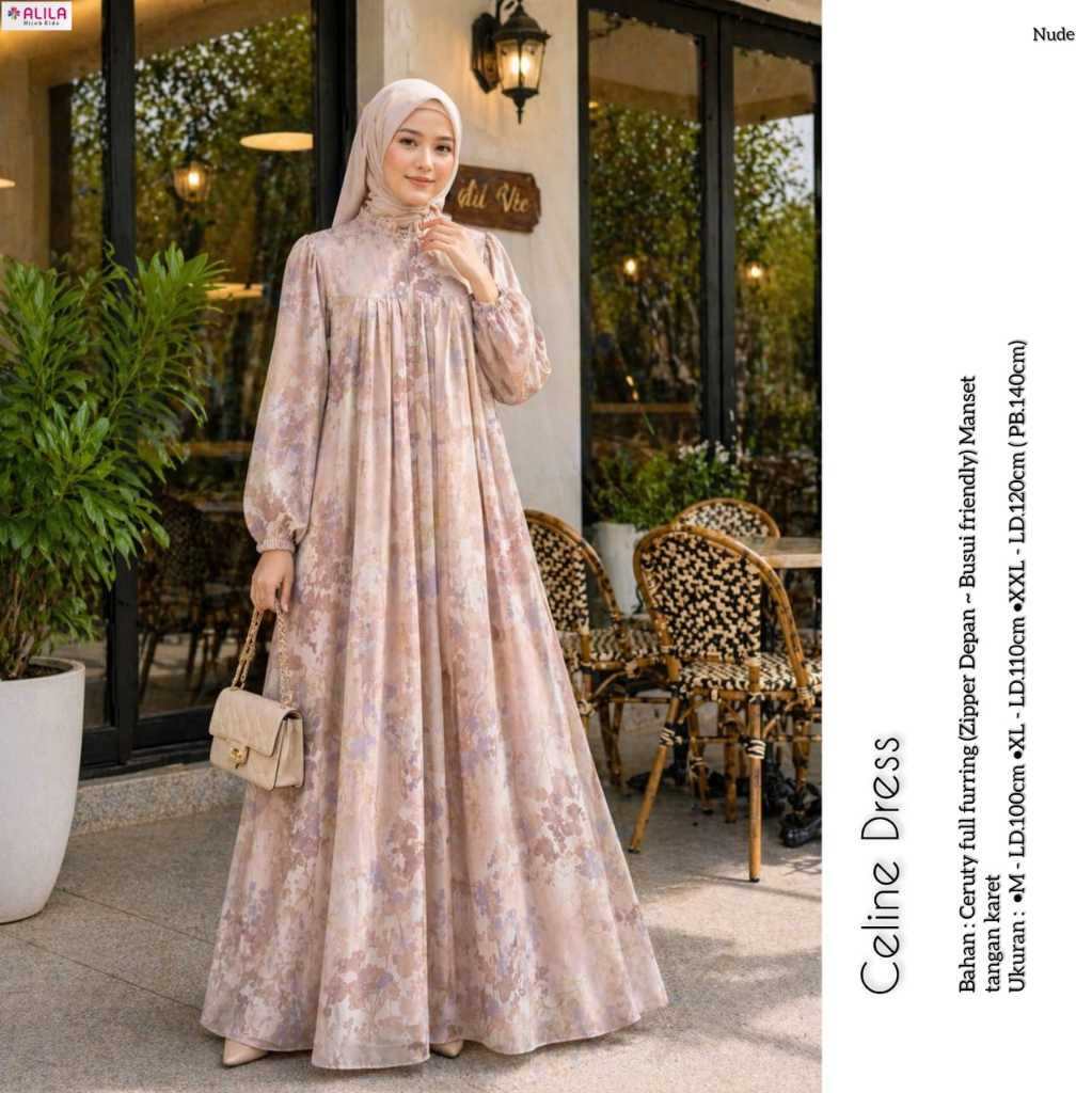 เสื้อผ้าผู้หญิง HQ CELINE DRESS จาก ALILa FASHION STORE